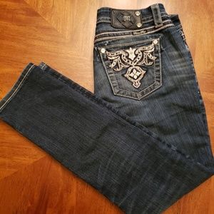 Miss Me Blue Wing Jeans Size 27